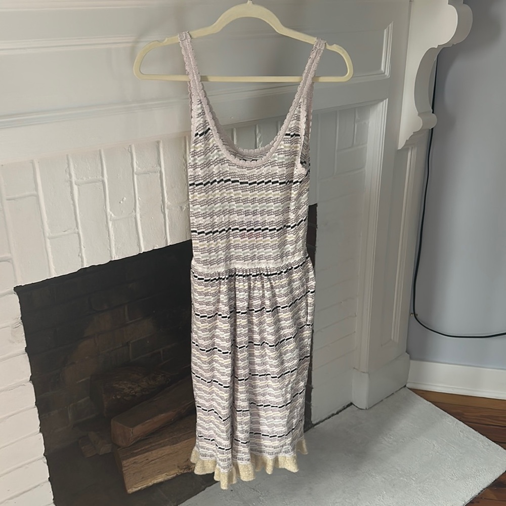 Rebecca Taylor Multi-Color Dress - Size Large - Beautiful metallic detail ; NWT